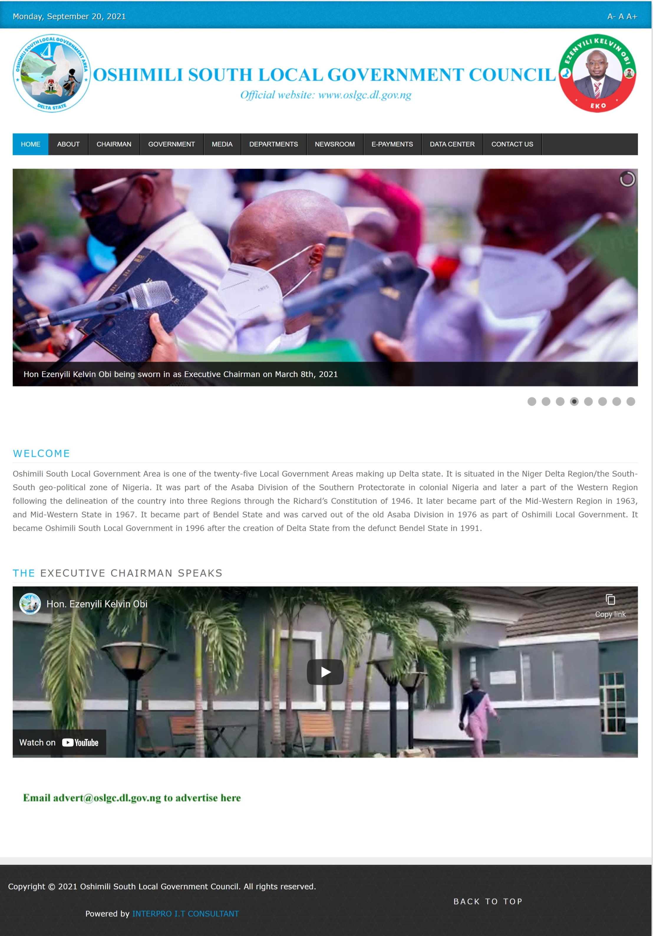 Oshimili South Local Government Council website